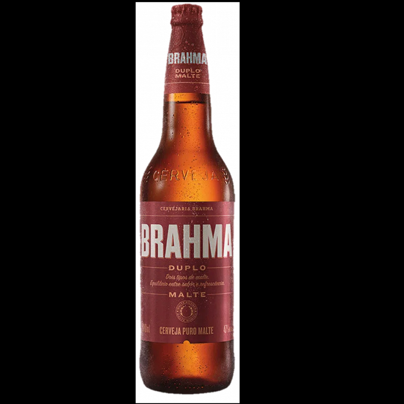 Cerveja Brahma duplo malte 600