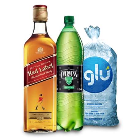 Combo Whisky Johnnie Walker Red Label