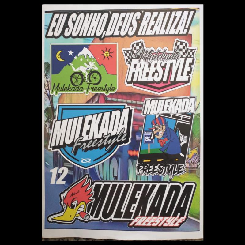 CARTELA ADESIVO COD 009 R$ 10,00