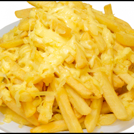 BATA FRITA COM QUEIJO