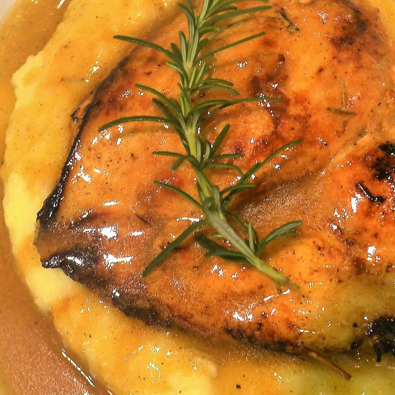 Sassami de frango ao molho de laranj