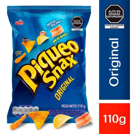 Piqueo Snax Original Bolsa 110gr
