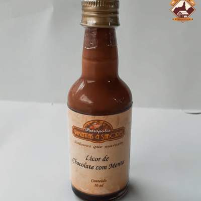 Licor de Chocolate com Menta 50ml