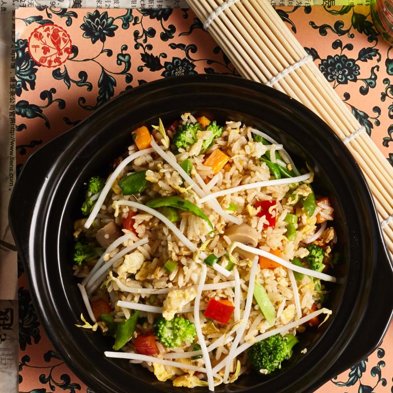 Chaufa vegetariano