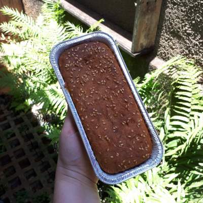 Bolo de Laranja VEG 600g e linhaça