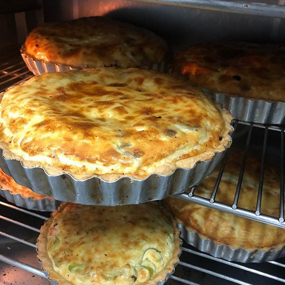 Quiche de cogumelos
