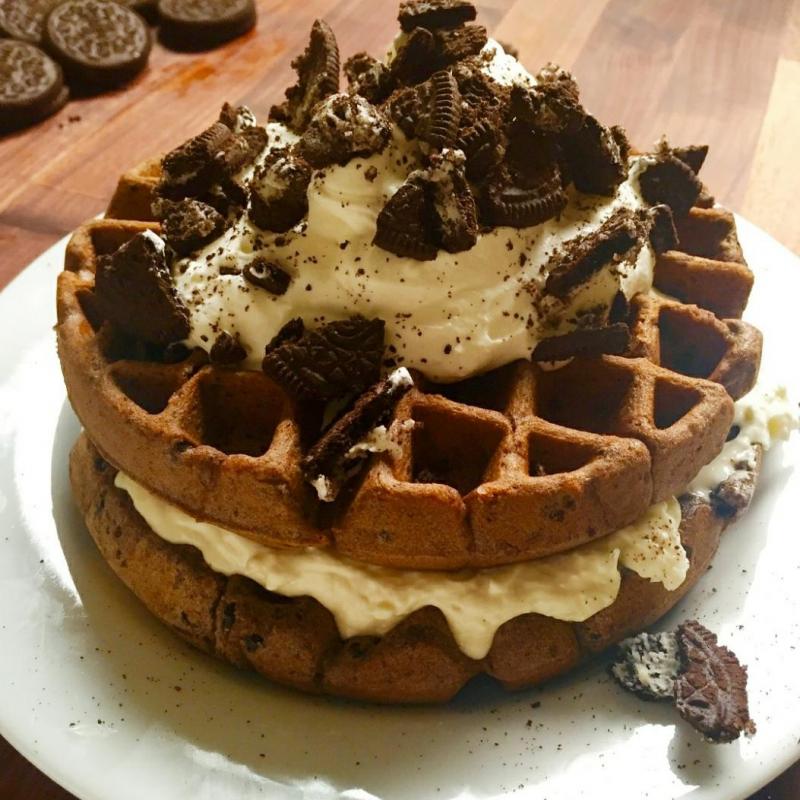 WAFFLE OREO RELLENO