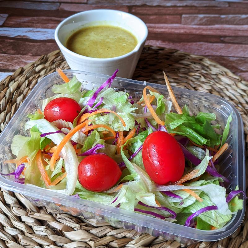 Salada mista com Molho Especial de Mostarda 130g + 35g do molho