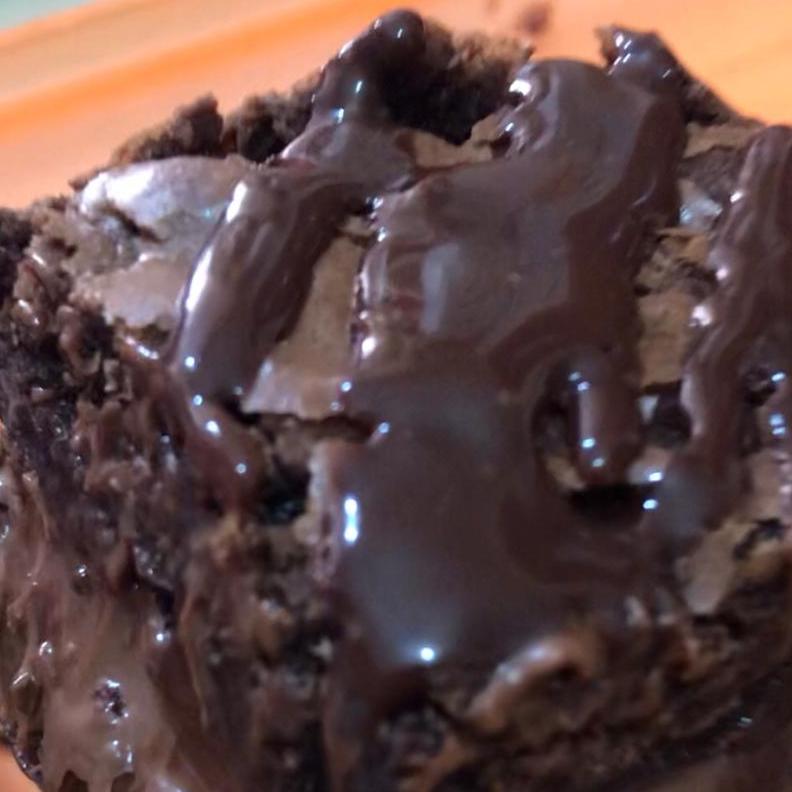 Brownie Recheado Cobertura Ganache (unid)