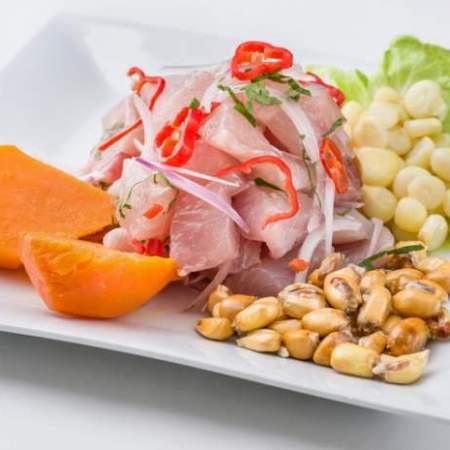 ceviche de trucha