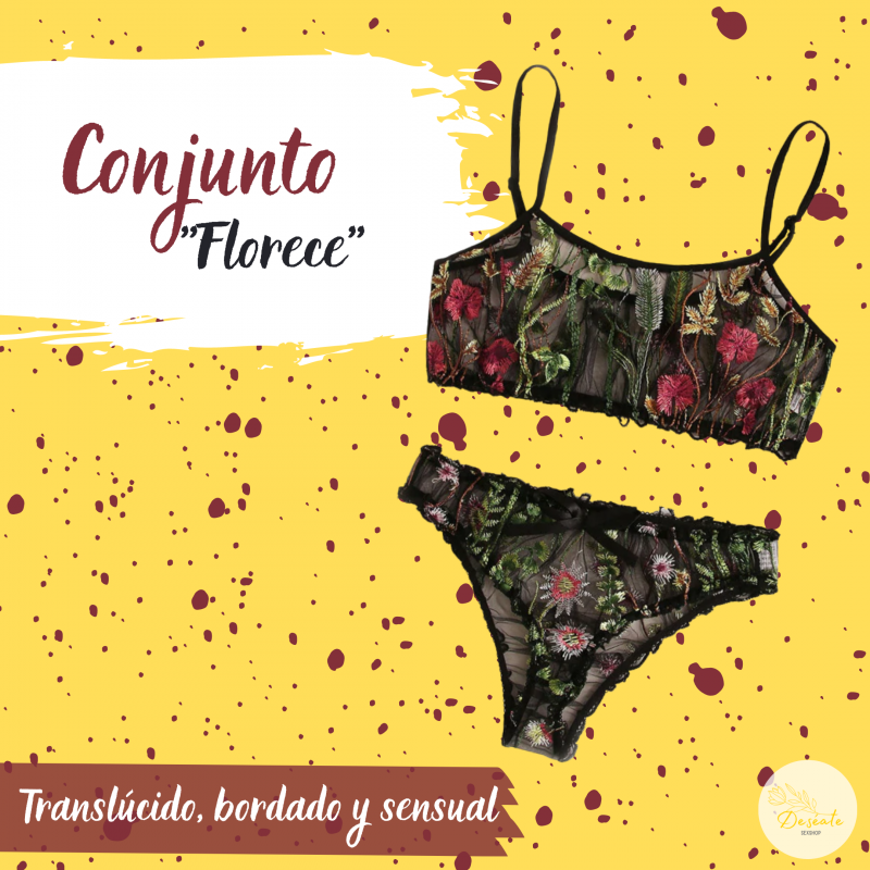 Conjunto FLORECE (XS/S)