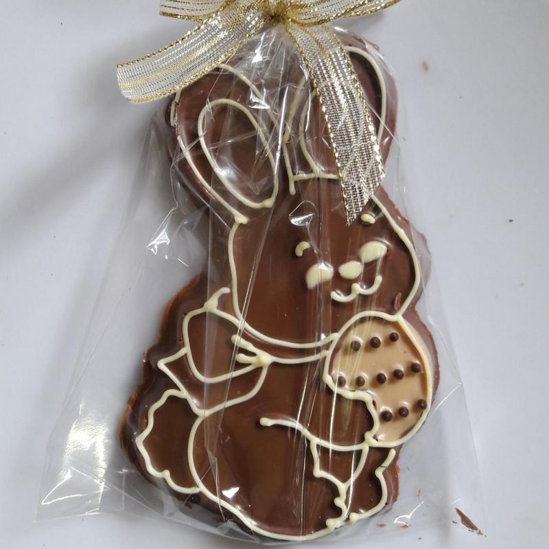 Coelho de Chocolate Decorado (unidade) 60g