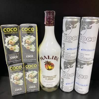 Combo Malibu com RedbBull