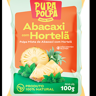 Abacaxi com Hortelã
