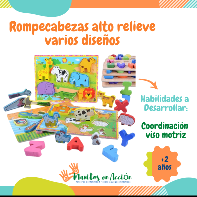 ROMPECABEZAS ALTO RELIEVE