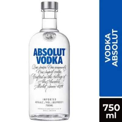 Vodka Absolut Clásico Botella 750ml