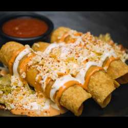 FLAUTAS MEXICANAS (3 POR PORCION)
