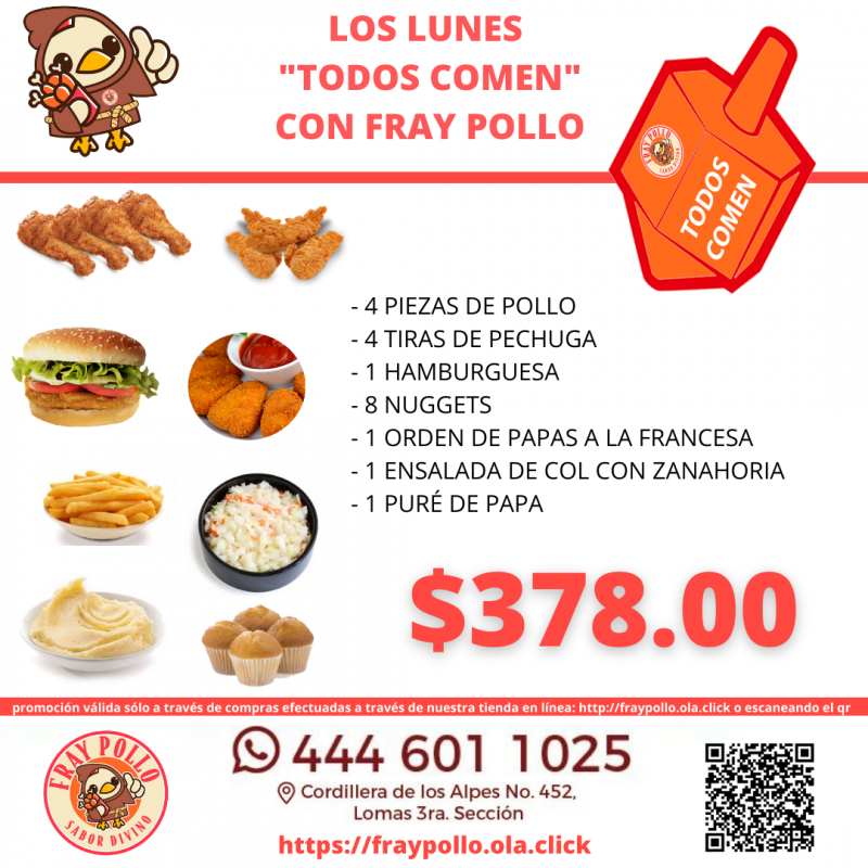 PAQUETE TODOS COMEN