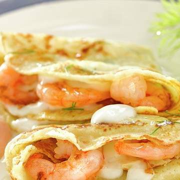 Crepe de Camarones
