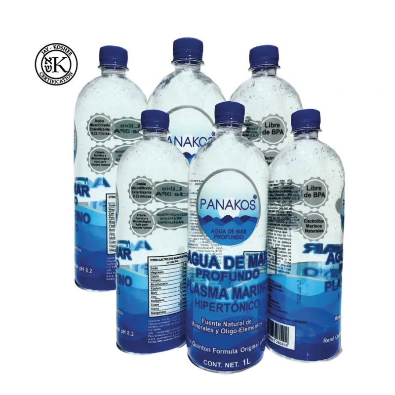 Agua De Mar Profundo - Plasma Marino Hipertónica 6 Litros