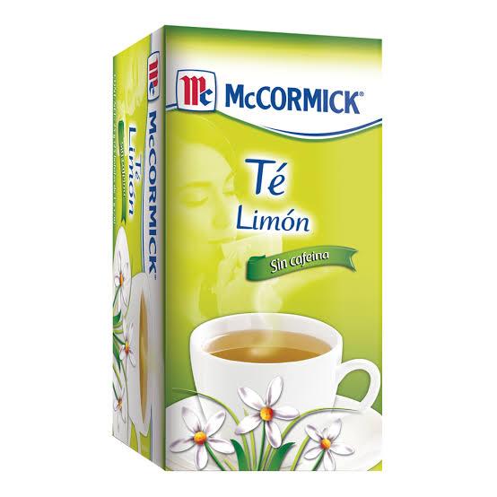 Té de limón McCormick 25 bolsitas