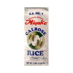 MYK CALROSE RICE 5 LB.(2.27 Kg)