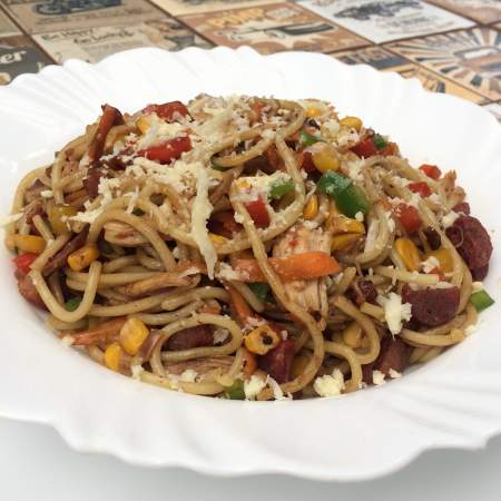 Macarrão na Chapa