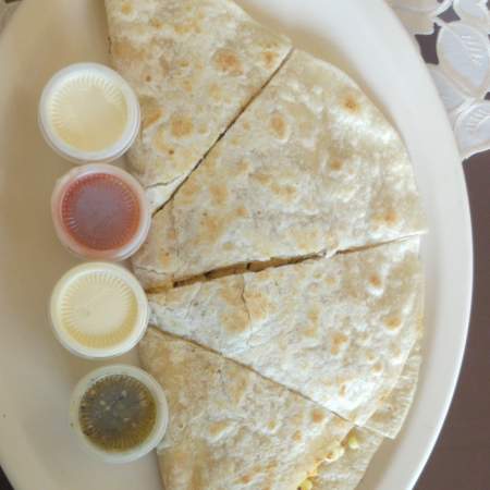 Arrachera quesadilla
