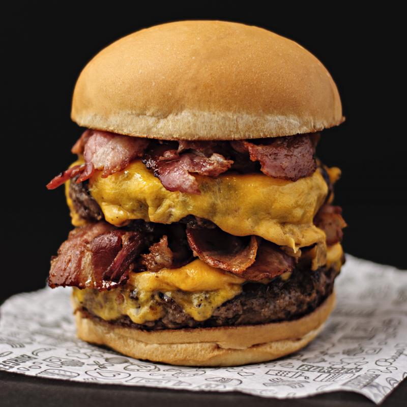 Double Cheese Bacon c/ Batata Frita