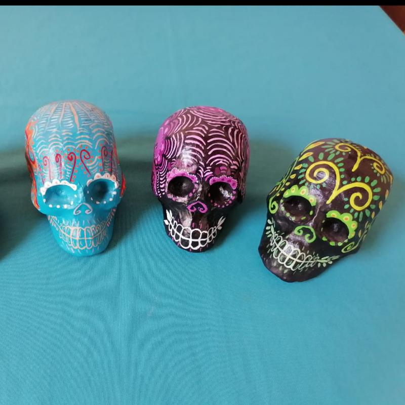 Calavera papel maché