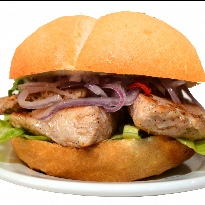 Sándwich de Chuleta de Pavo