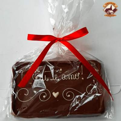 Placa de Chocolate decorada  60g
