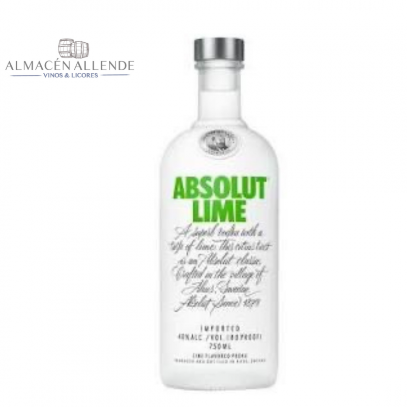 Vodka Absolut Lime 750ml