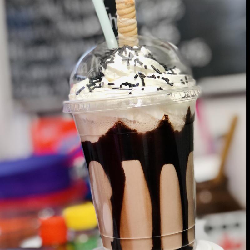 Malteada de chocolate