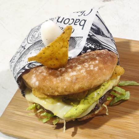 Hamburguesa Mexicana en pan