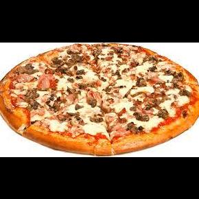 Pizza con champiñones