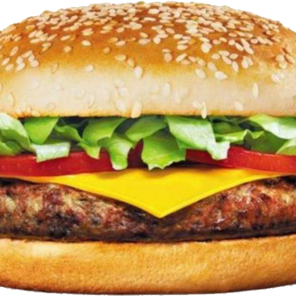 HAMBÚRGUER DUPLO COM FRITAS