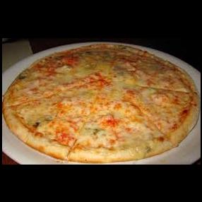 Pizza cuatro quesos