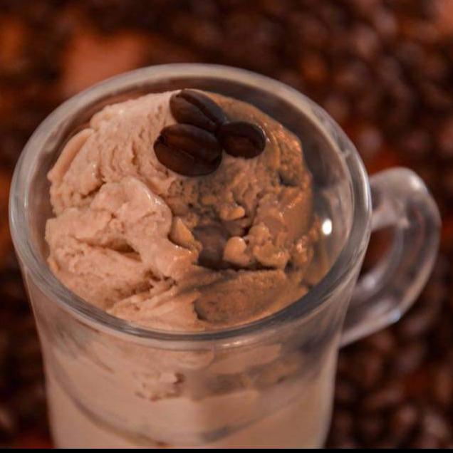 Nieve artesanal de Café