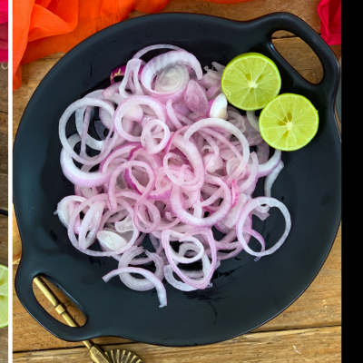 Slice Onion and Lemon