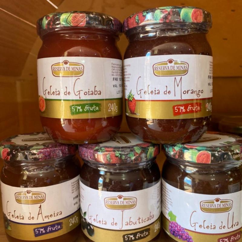 GELÉIAS DE FRUTAS RESERVA 240G