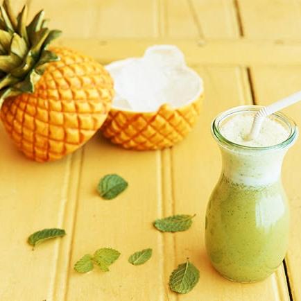 Abacaxi com hortelã polpa