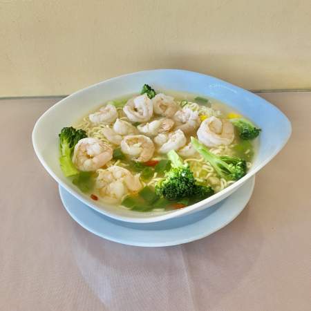 Sopa Fideos Con Camarón
