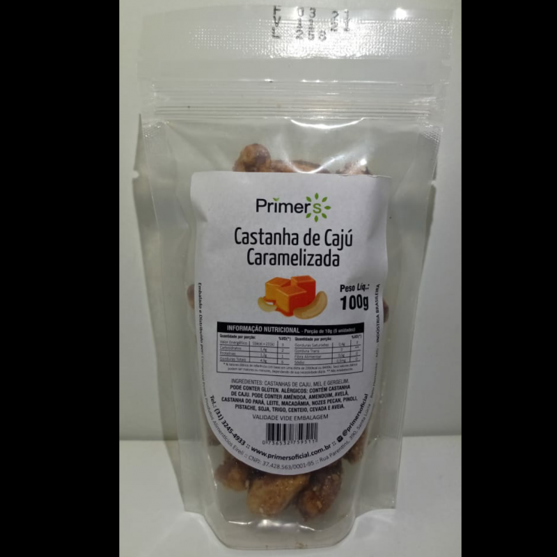 Castanha De Caju Caramelizada 100g