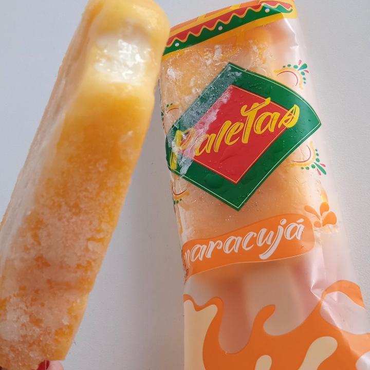 Paleta Maracujá c/ Leite condensado