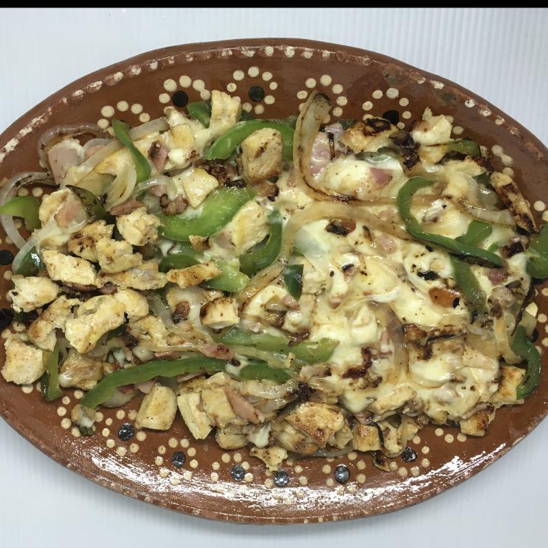 Pollo con queso