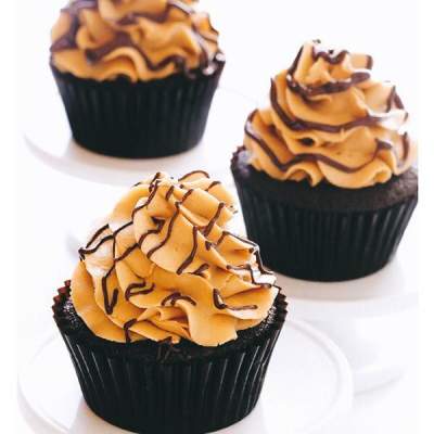Cupcakes de Chocolate con Maní