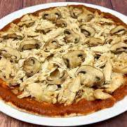 Pizza Pollo con champiñones