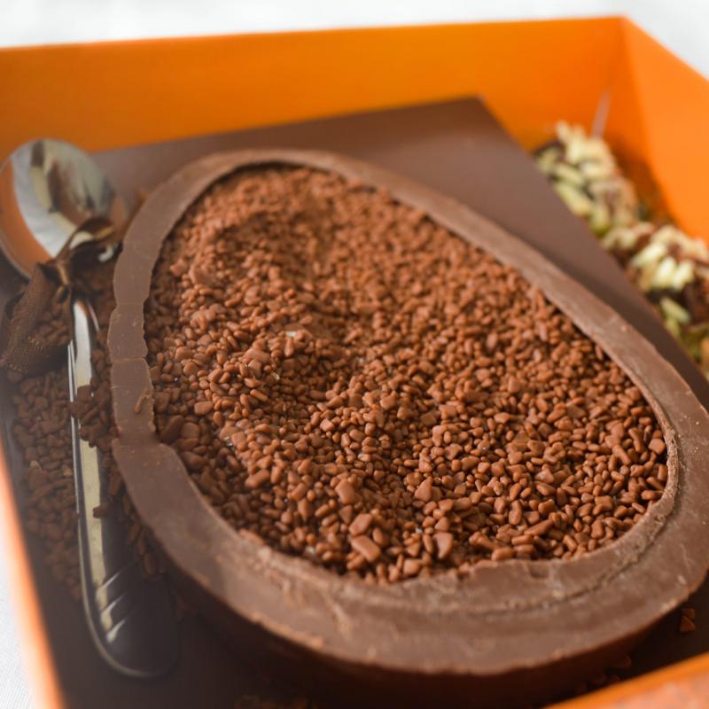 Ovo de Páscoa de Colher* (Caixa com Três) 110g
