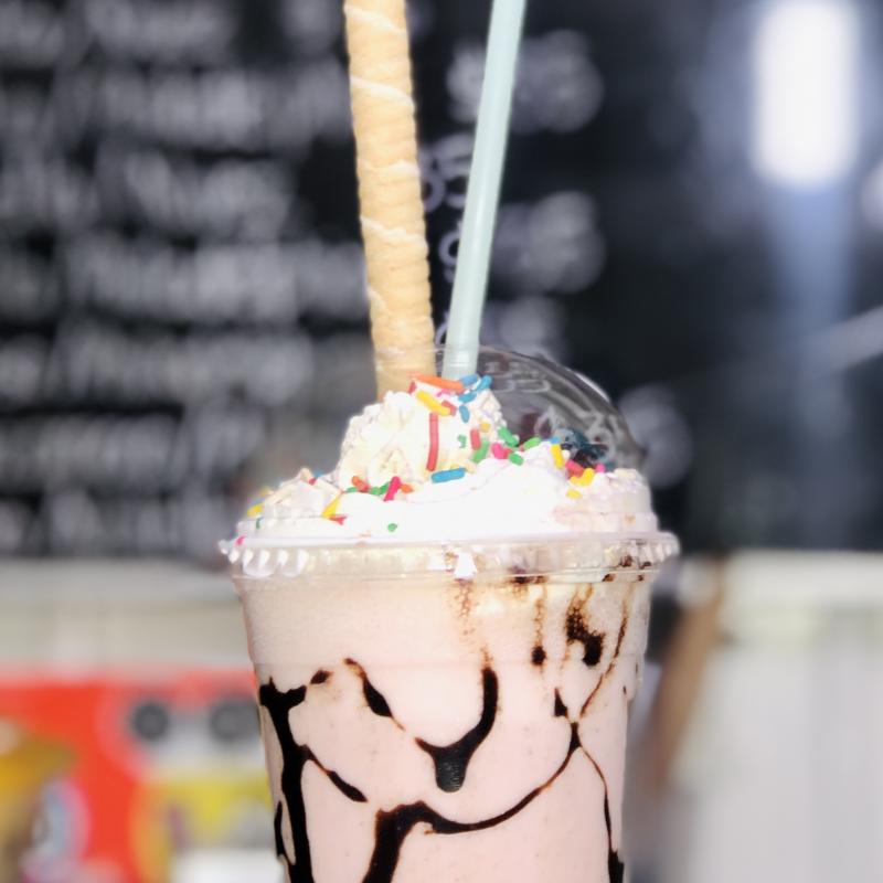 Malteada de caramelo